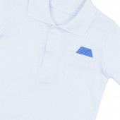 Бебешки комплект за момчета в синьо и бяло 4