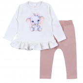 Бебешки комплект момичета "Baby elephant" 2