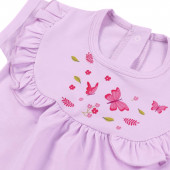 Летен бебешки ромпър ''Butterfly'' в лилаво 3