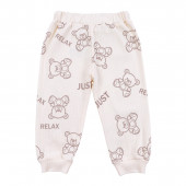 Памучен бебешки комплект от 3 части в графит 5