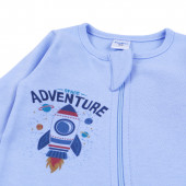 Бебешки памучен ромпър с цип "Adventure" 4