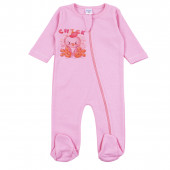 Бебешки памучен ромпър с цип "Chick" 2
