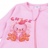 Бебешки памучен ромпър с цип "Chick" 4