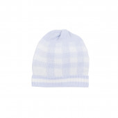 Бебешки подаръчен комплект от плетиво в синьо 5