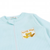 Бебешки ромпър с цип "Hug me" в мента 4