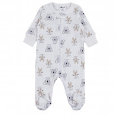 Бебешки ромпър с цип "I love" 2