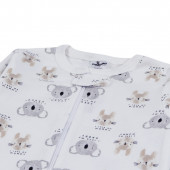 Бебешки ромпър с цип "I love" 3