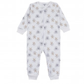 Бебешки ромпър с цип и открити крачета "I love" 2