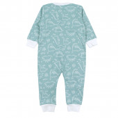 Бебешки ромпър с открити крачета и цип "Little boy" 2