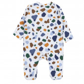 Бебешки ромпър с шапка "Colored stones" 2