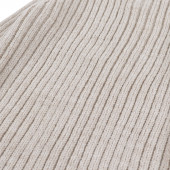 Бебешки ромпър от плетиво с шапка "Soft heat" в бежово 5