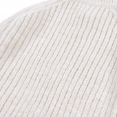 Бебешки ромпър от плетиво с шапка "Soft heat" в светлобежово 5