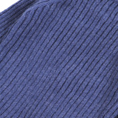 Бебешки ромпър от плетиво с шапка "Soft heat" в тъмносиньо 5