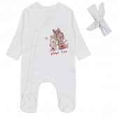 Бебешки ромпър с аксесоар ''Happy time'' 2