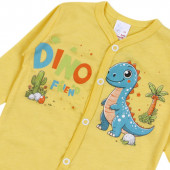 Бебешки ромпър  ''Dino friends'' в жълто 3