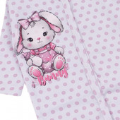 Бебешки ромпър на точици "Bunny" 3