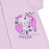 Летен бебешки ромпър "Happy smile" 3