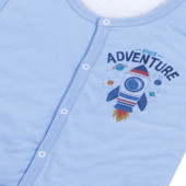 Бебешки трикотажен елек с пухена подплата "Adventure"" 3