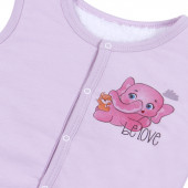 Бебешки трикотажен елек с кохавлия "Be love" 3