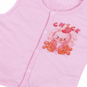 Бебешки трикотажен елек с кохавлия "Chick" 3