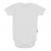 Бебешко боди от памучен ажур в екрю 2