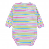 Бебешко боди в цветно райе 2