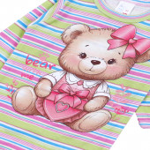 Бебешко боди в цветно райе 3