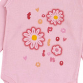 Памучно боди за момичета "Flowers" 3