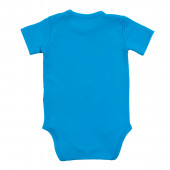 Бебешко памучно боди "Beep" в синьо 2
