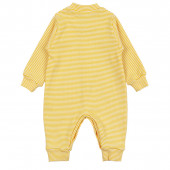 Бебешки плътен ромпър с шапка  3