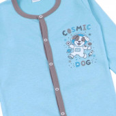 Бебешки ромпър с открити крачета "Cosmic dog" 3