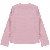 Детска блуза с фини камъчета в розово 2
