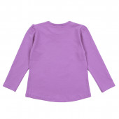 Детска памучна блуза "Baby" лилаво 2