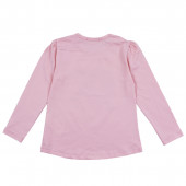 Детска памучна блуза "Baby" розово 2