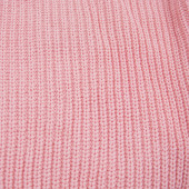 Плетен пуловер в розов цвят 3