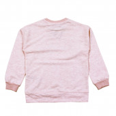 Детска плътна блуза "Everytime" в розов меланж 2
