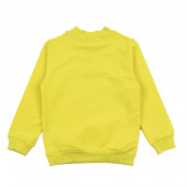 Детска ватирана блуза "Magic is real" в наситено жълто 2
