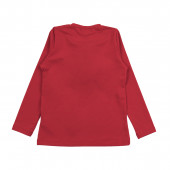 Детска блуза с 3D ефект в червено 5
