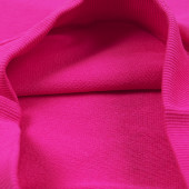 Плътна памучна блуза "Be yourself" в цвят малина 3