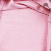 Плътна памучна блуза с котенце в розово 3