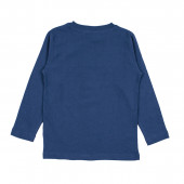 Детска памучна блуза "Canvas" в синьо 2