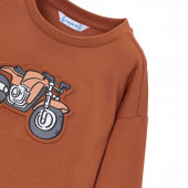 Детска памучна блуза "On wheels" 3
