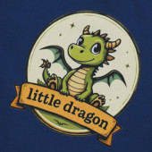 Детска блуза ''Little dragon'' в тъмно синьо 3