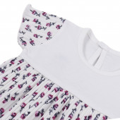 Бебешко боди-рокля ''Flowerful'' в екрю 3