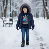 Детско зимно яке "New generation" в тъмносиньо 7