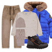 Детско зимно яке "New generation" в синьо 8