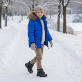 Детско зимно яке "New generation" в синьо 7