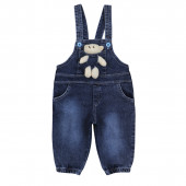 Дънков гащеризон с блуза и аксесоар "Мечо" 5