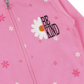 Детски суичер "Be kind" в розово 3
