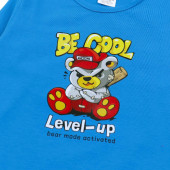 Детска блуза "Be cool" в синьо 3
